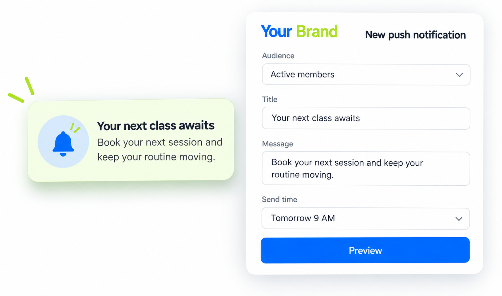 99% Engagement input or selection view