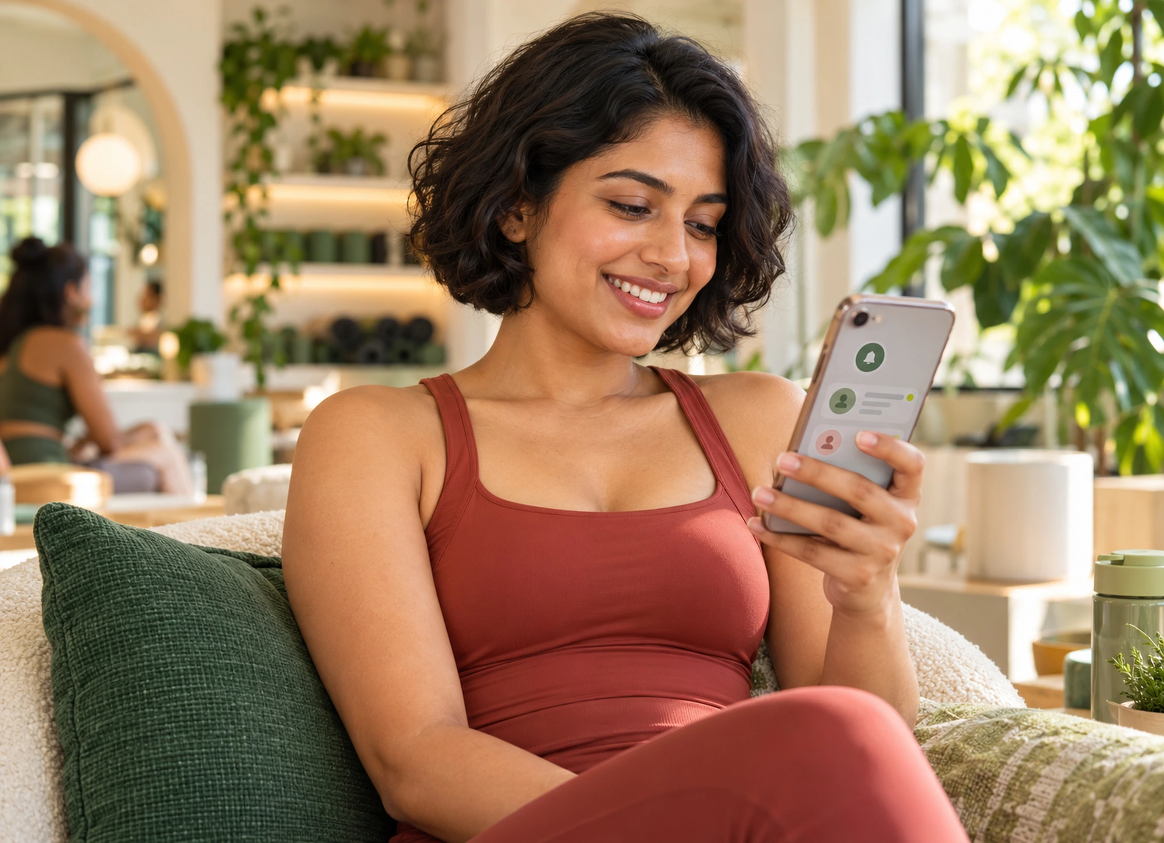 Member engagement through push notifications