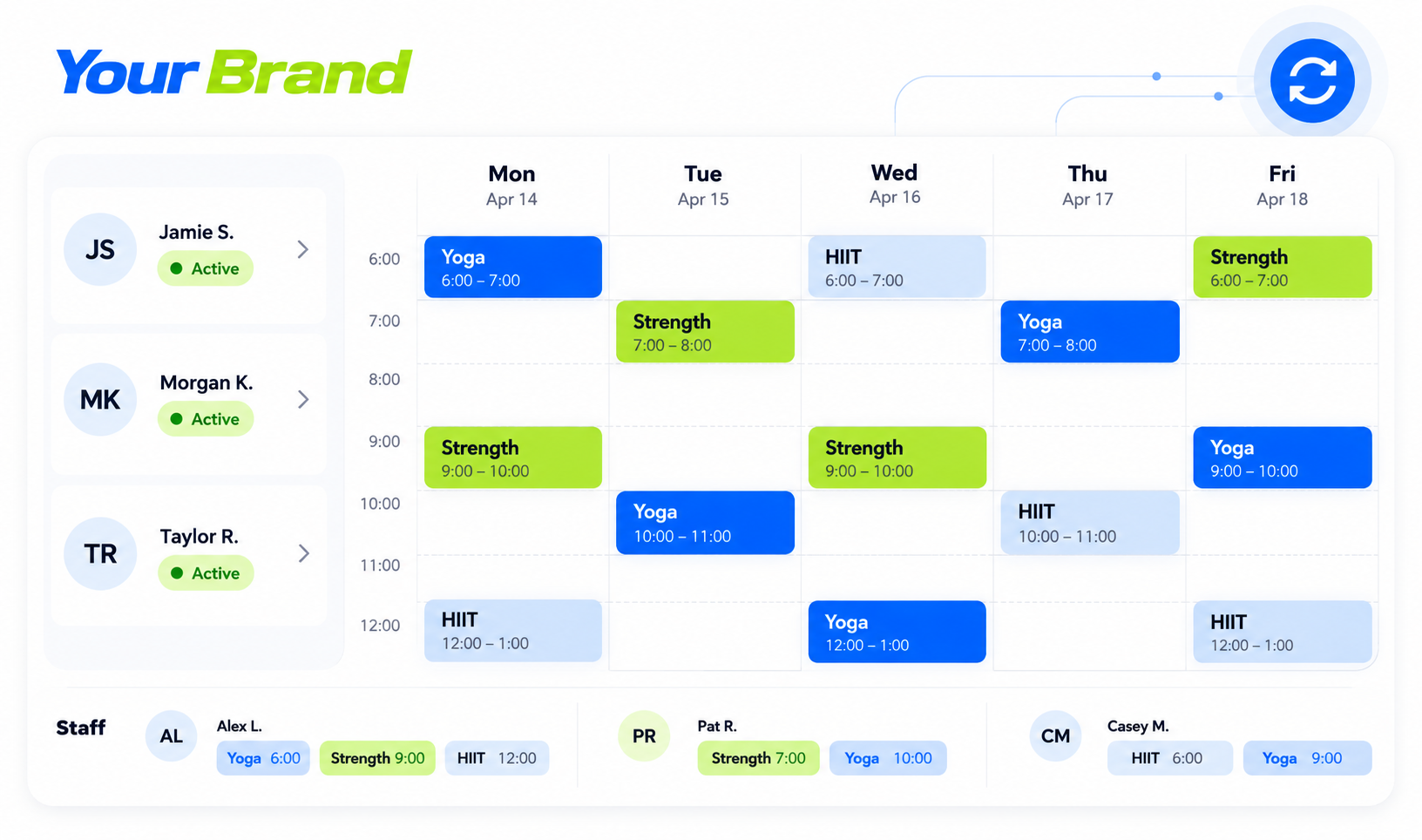 Admin Portal dashboard supporting branded mobile apps