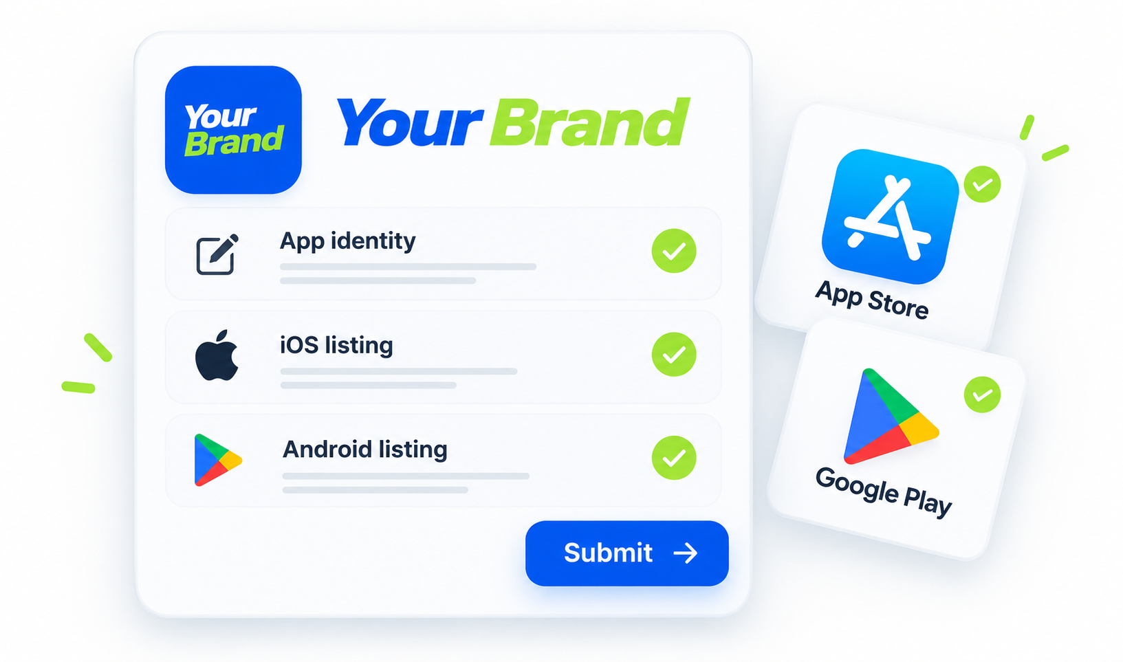 Branded mobile app experience