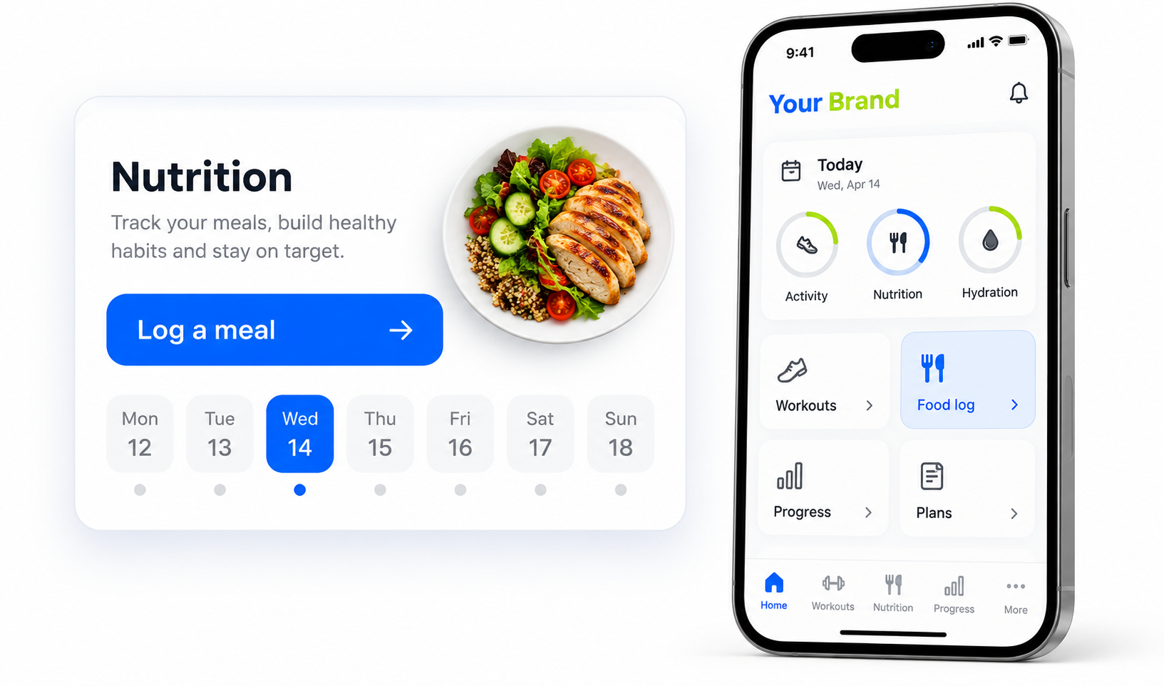 Nutrition and food logging in the Client App