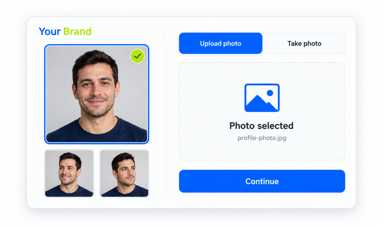Change Picture input or selection view
