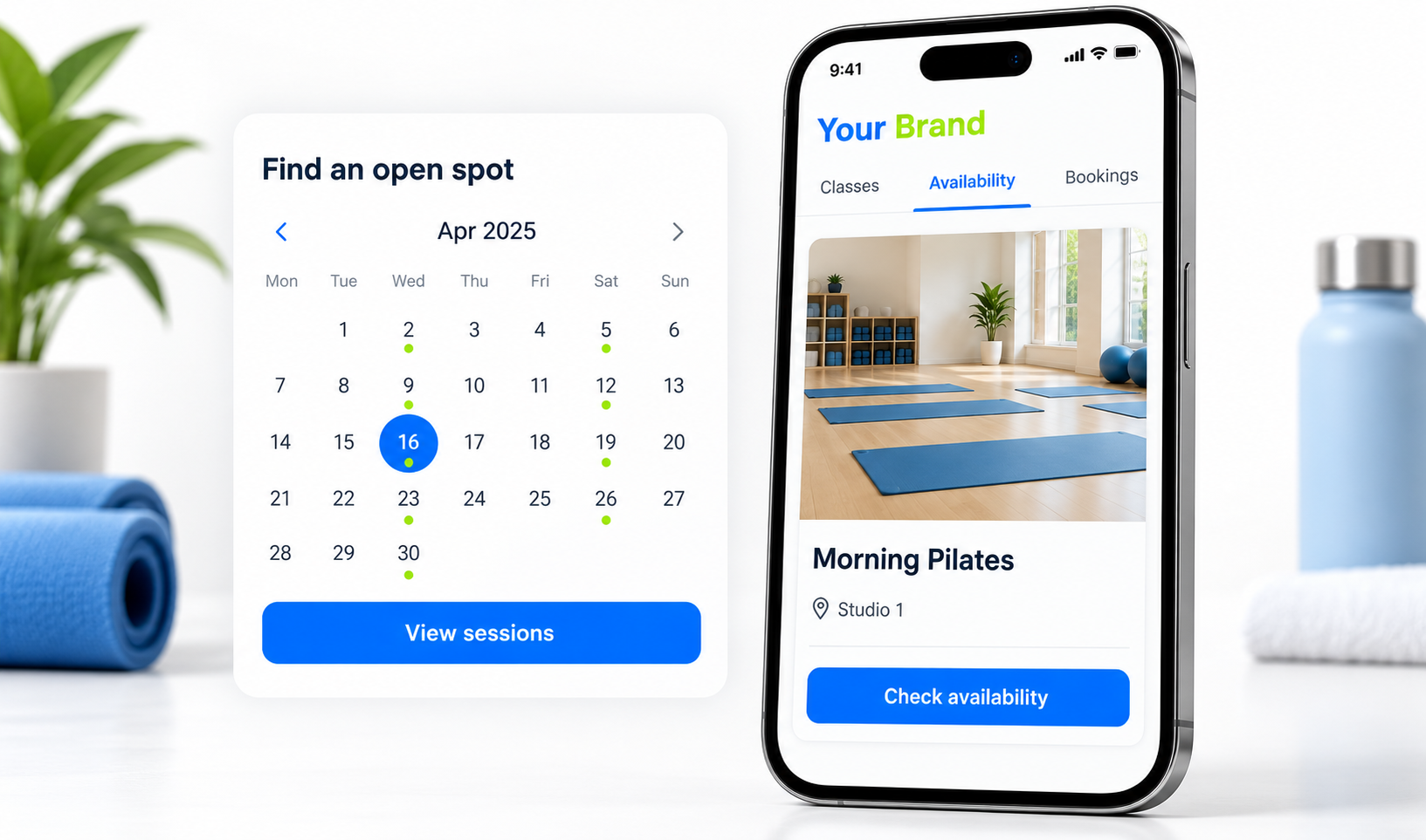 Check Availability entry screen