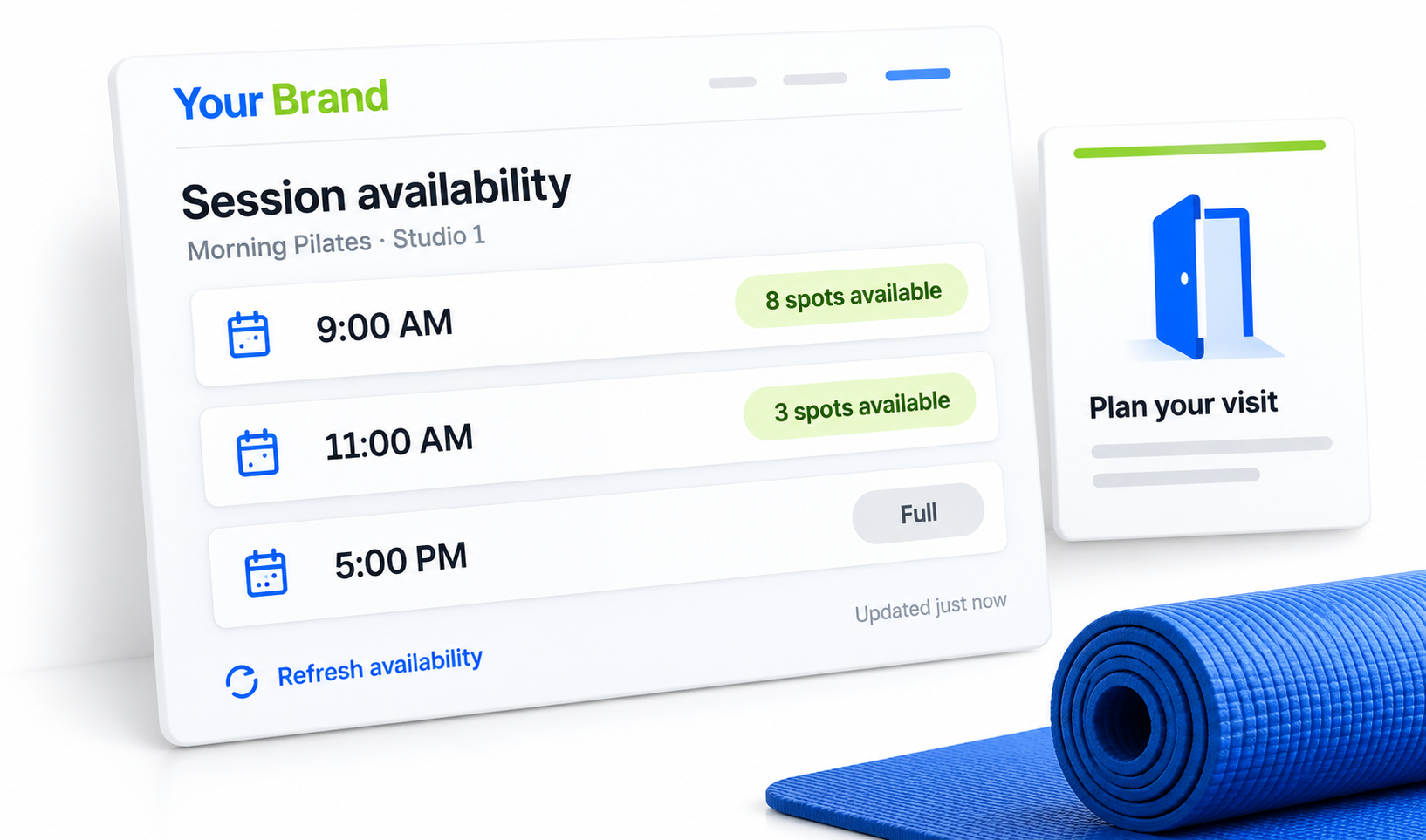 Check Availability summary or history view