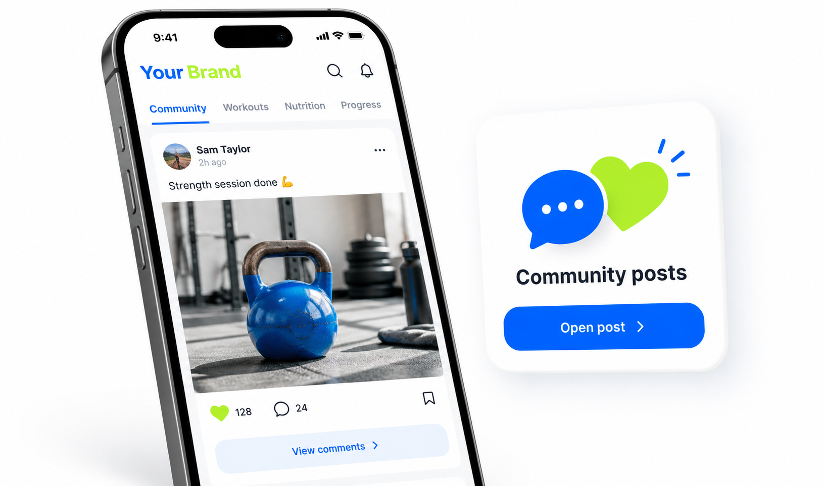 Comments & Likes entry screen