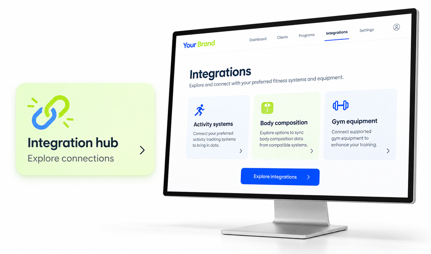 Connect Any Integration entry screen