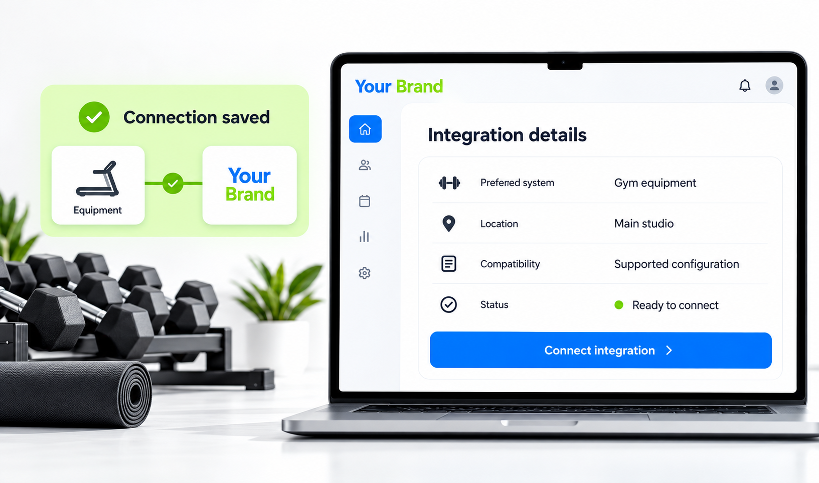 Connect Any Integration details or confirmation view