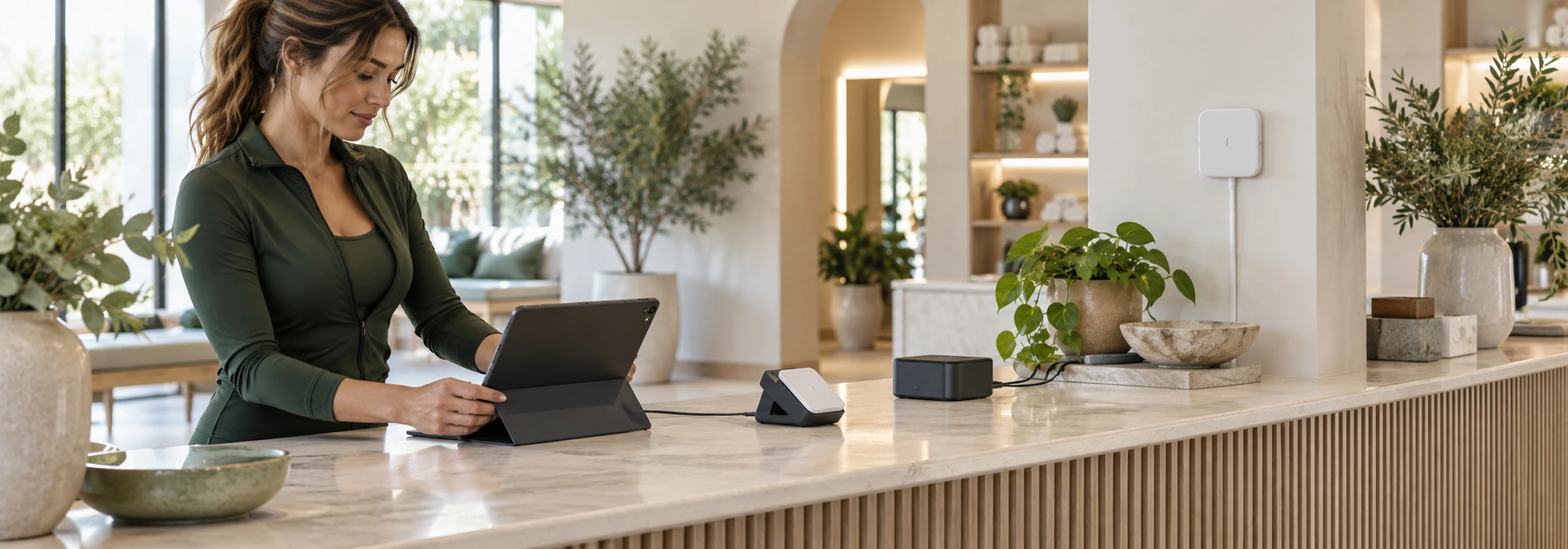 Fitness hardware and software integrations in one connected network