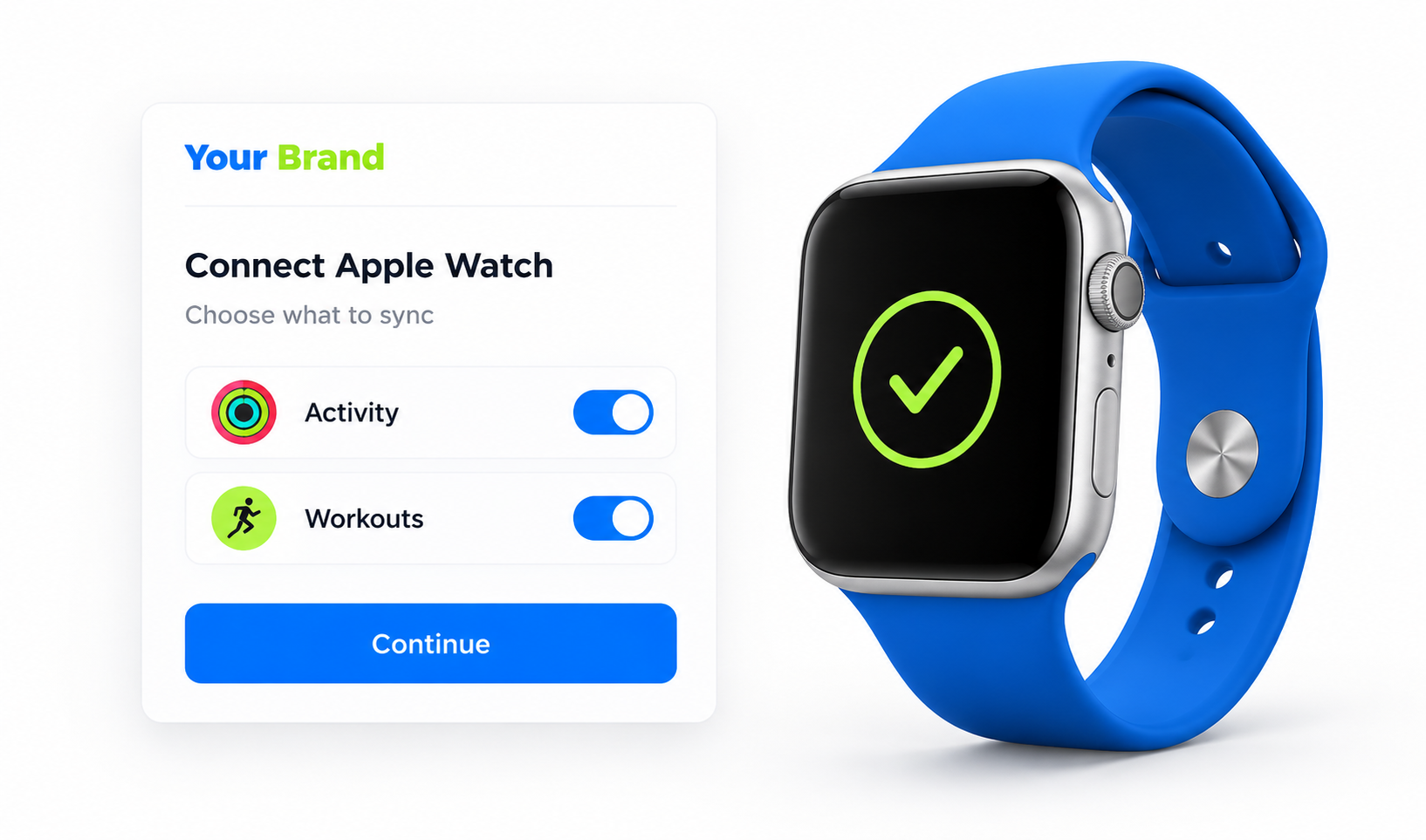 Connect Watch input or selection view