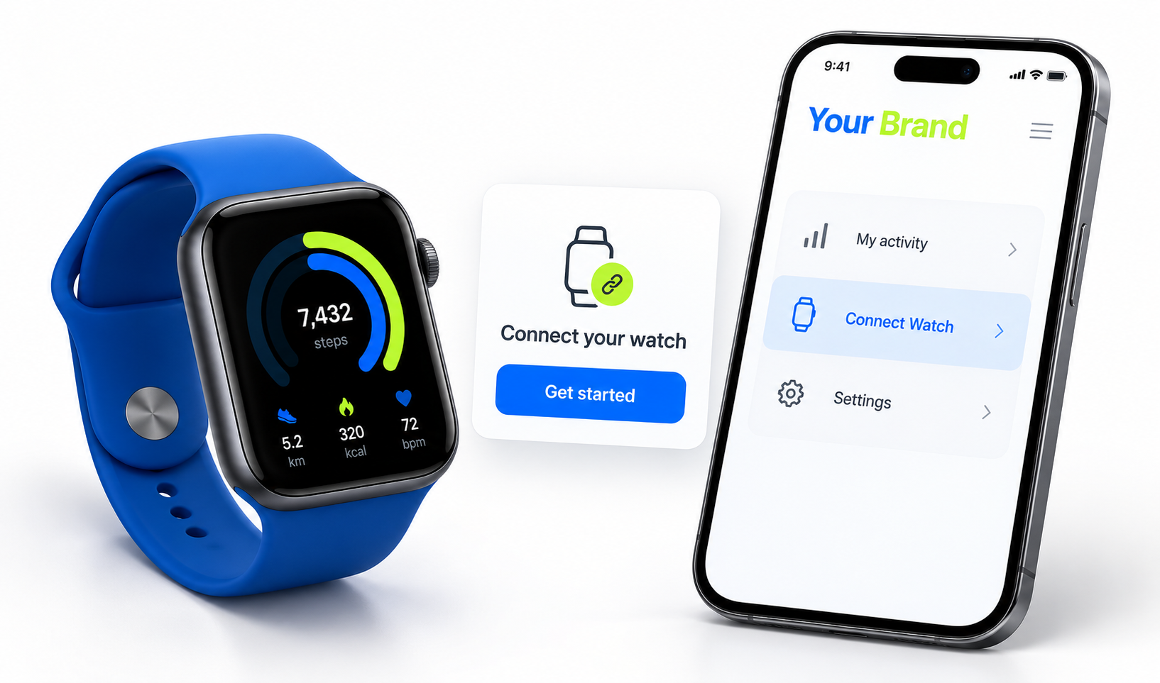 Connect Watch entry screen