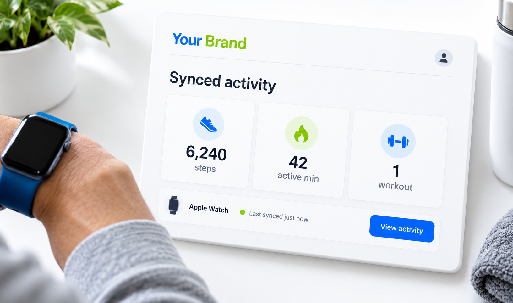 Connect Watch summary or history view