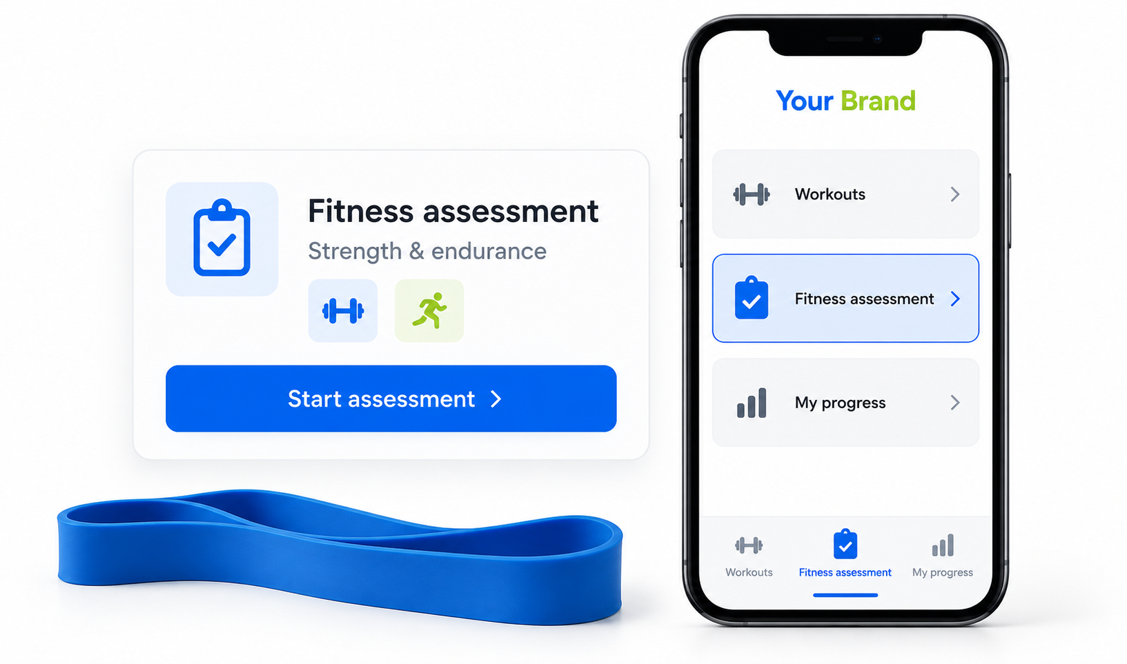 Fitness Level Assessment entry screen