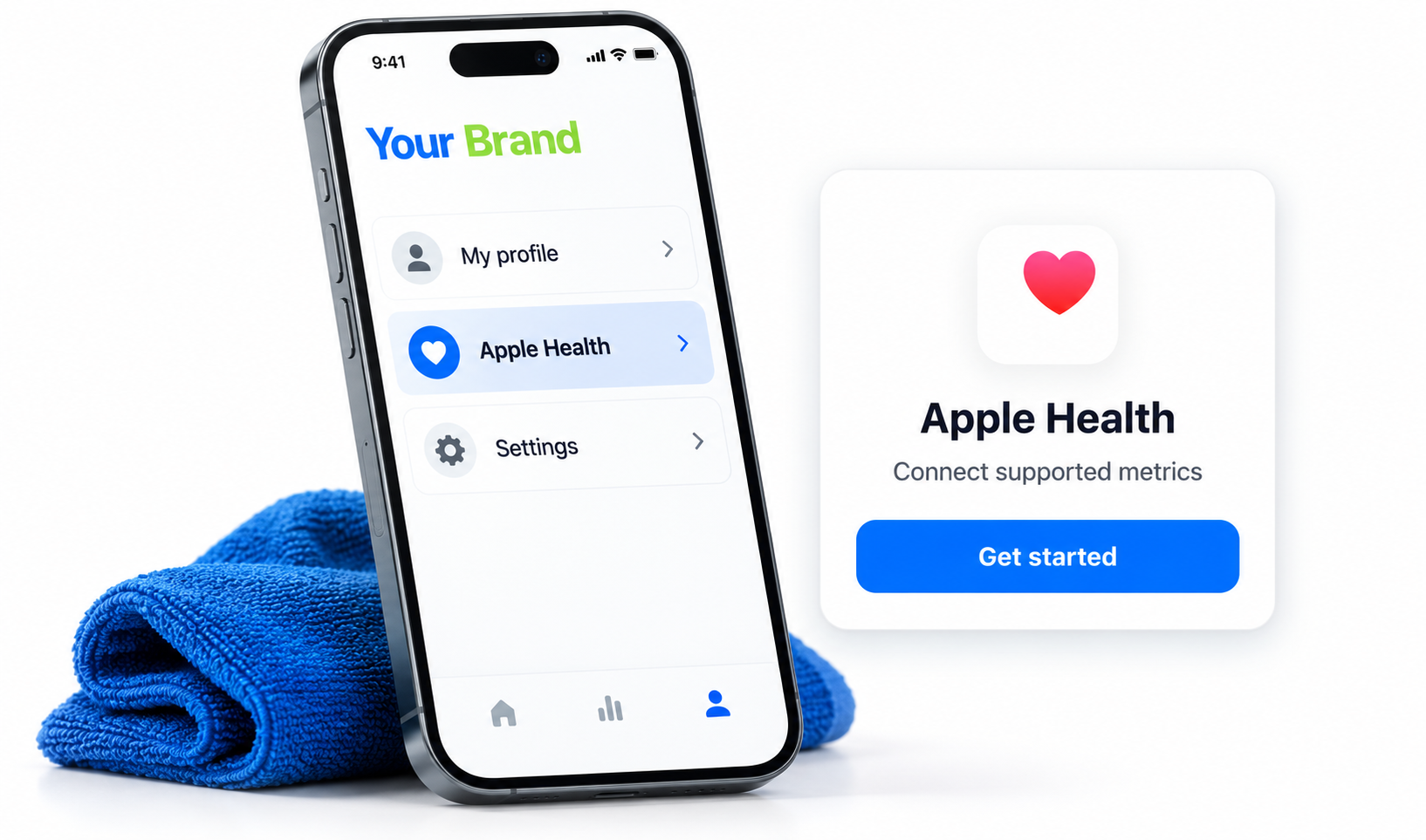 Get Apple Health entry screen