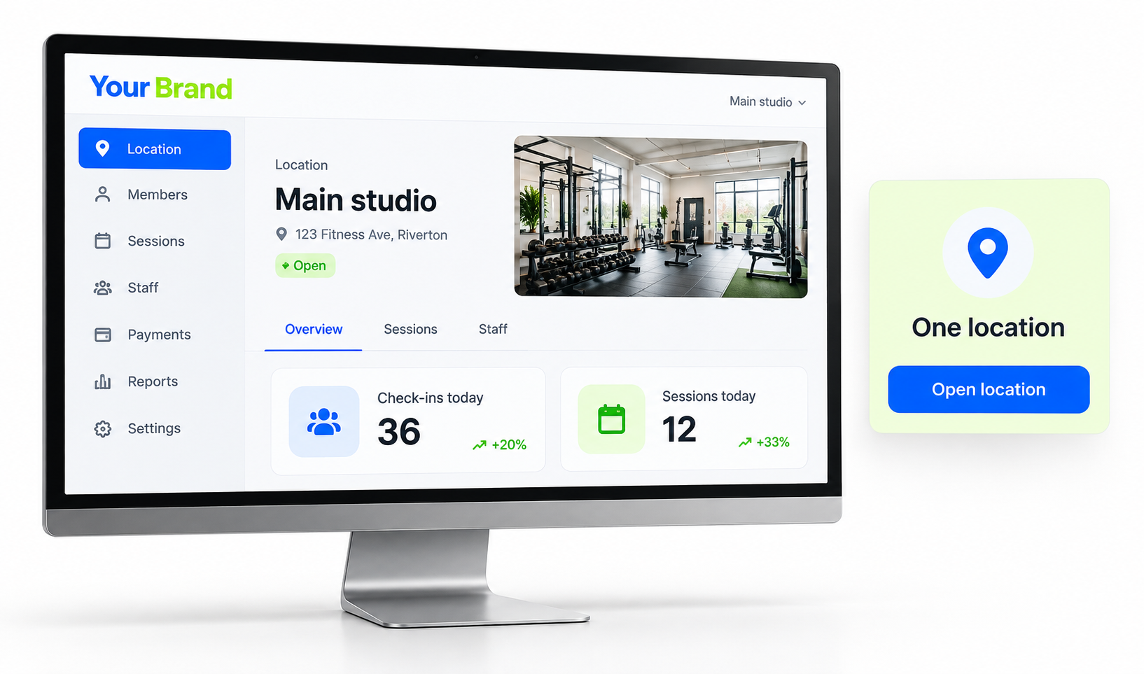 1 Location Management entry screen