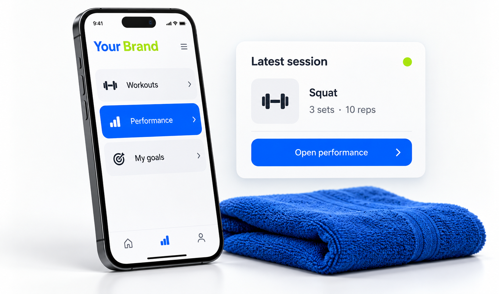 Performance Tracking entry screen