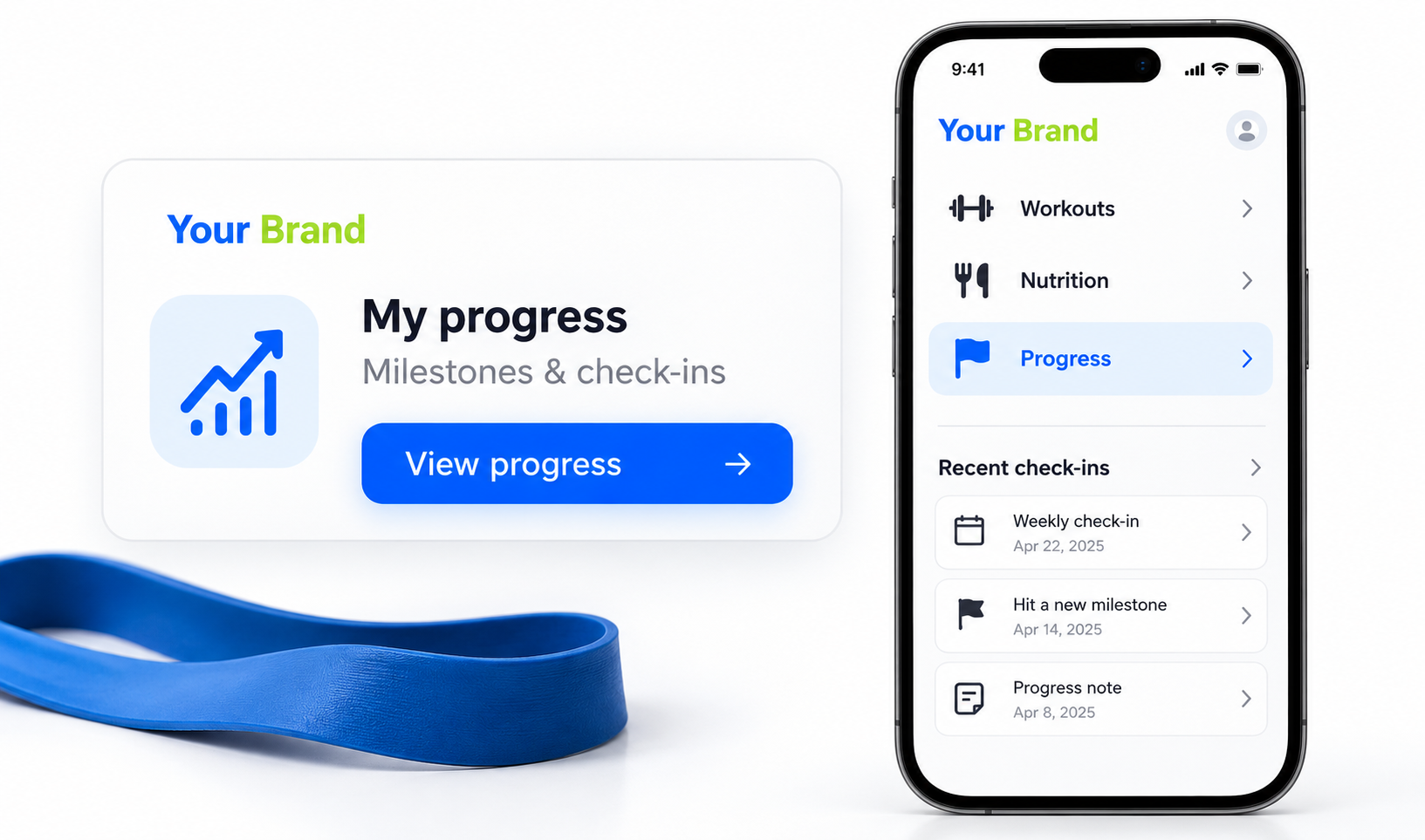 Progress Tracking entry screen