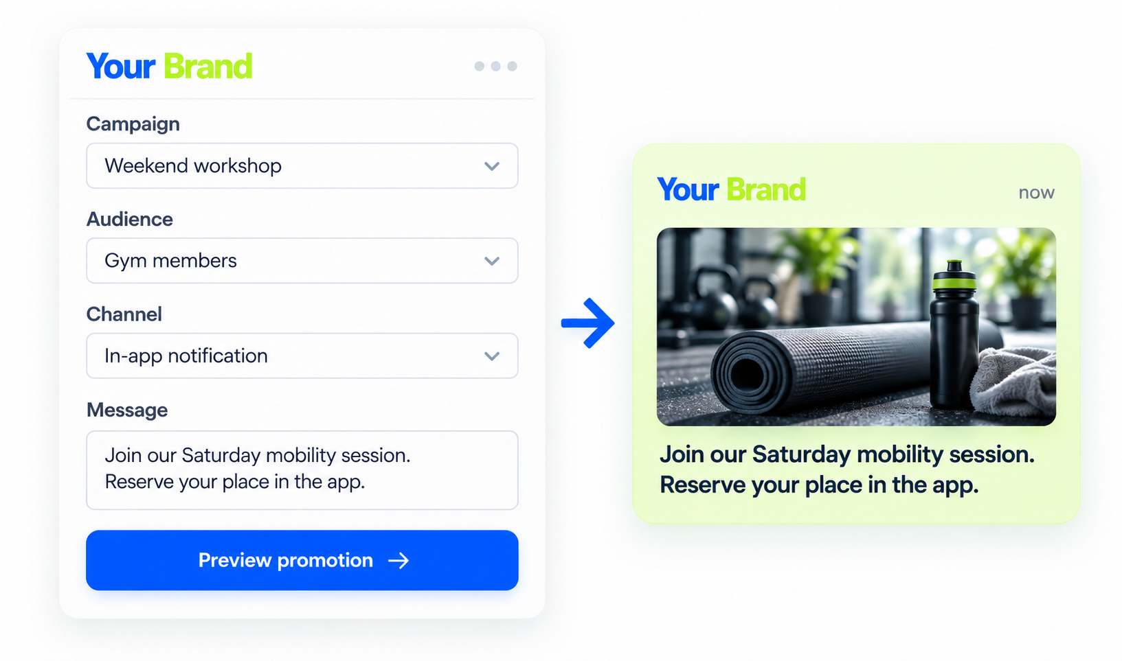 Replace Old Marketing input or selection view