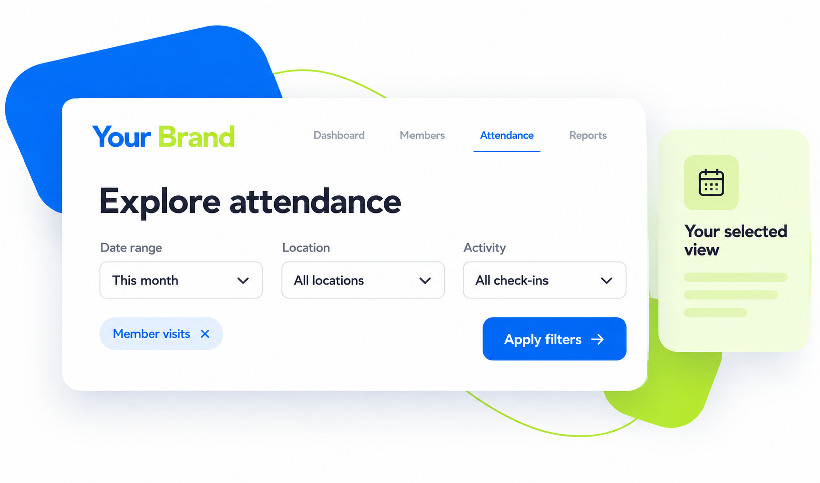 Track All Analytics input or selection view