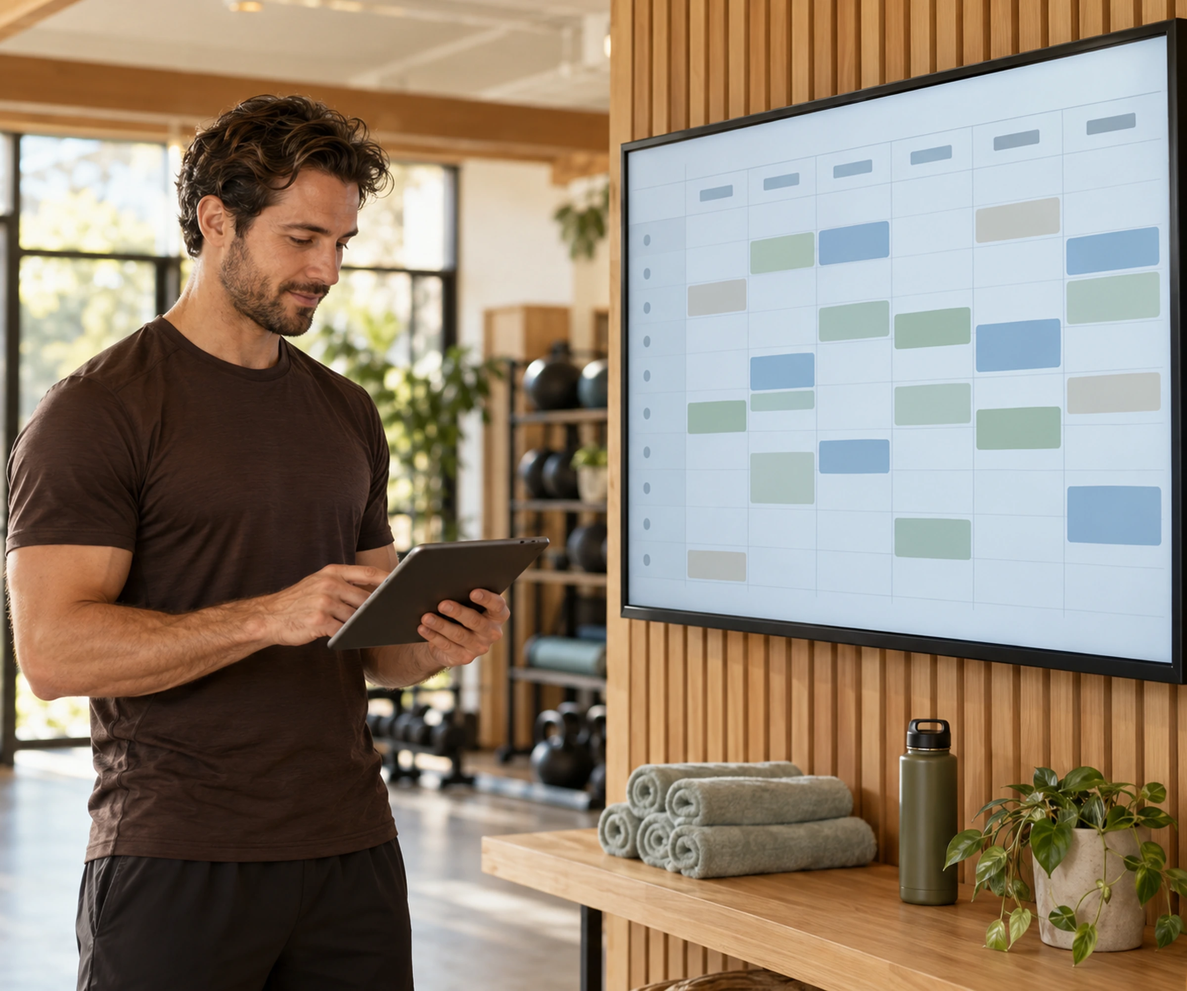 Trainer availability and session scheduling